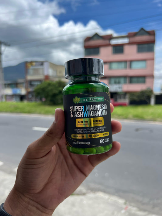 Super Magnesio Y Ashwagandha verde